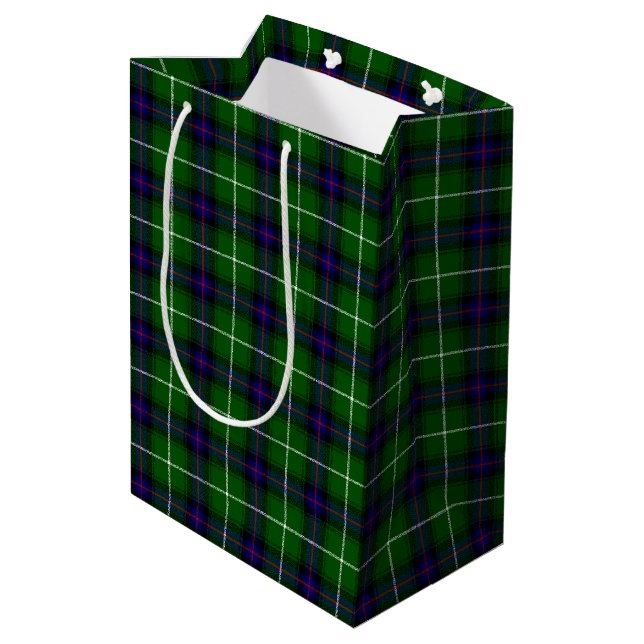 Sac Cadeau Moyen Scottish MacDonald Tartan (Dos Angle)