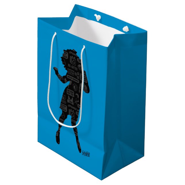 Sac Cadeau Moyen Seinfeld | Elaine Danse Silhouette (Devant Angle)