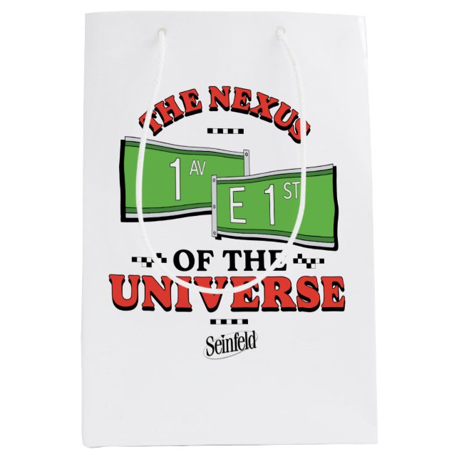 Sac Cadeau Moyen Seinfeld | Le Nexus de l'Univers (Devant)