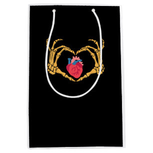 Sac Cadeau Moyen Skeleton Anatomie du coeur de la main Cardiac Cvic