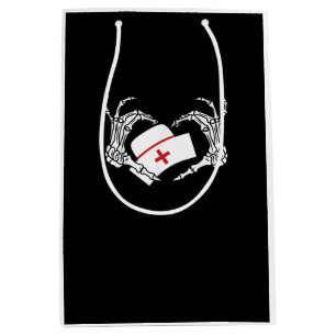 Sac Cadeau Moyen Skeleton Coeur main Lazy do-it-yourself Costume d'