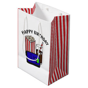 Sac Cadeau Moyen Soirée cinéma fête d'anniversaire  
