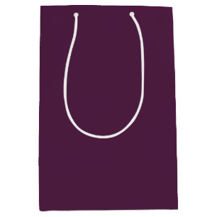 Sac Cadeau Moyen Solid eggplant purple