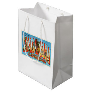 Sac Cadeau Moyen Souvenir de Vintage voyage de la Géorgie GA de la