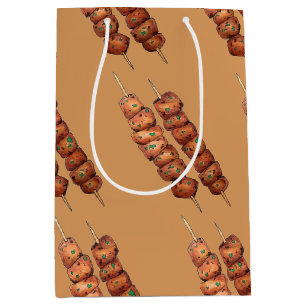 Sac Cadeau Moyen Souvlaki Viande Porc brochette Grèce Fast Food Grè