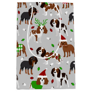 Sac Cadeau Moyen Spaniel de Christmas