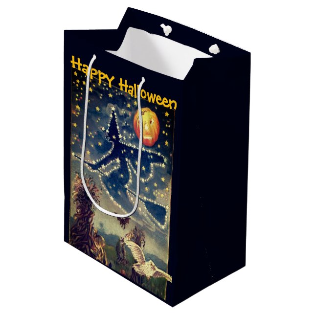 Sac Cadeau Moyen Starry Witch (Devant Angle)