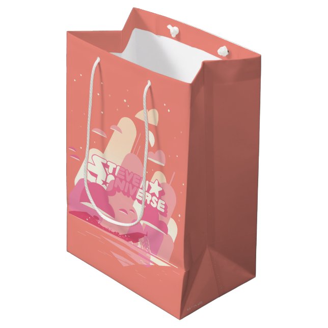 Sac Cadeau Moyen Steven Universe | Ville de plage (Devant Angle)