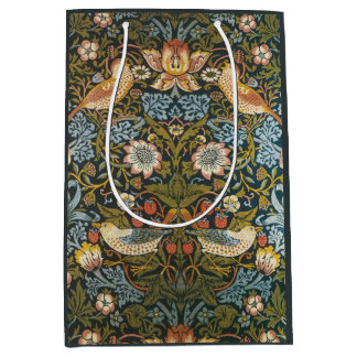 Sac Cadeau Moyen Strawberry Thieves by William Morris, Vintage Art