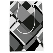 Style Mondrian noir et blanc Abstrait Géométrique