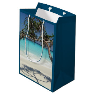 Sac Cadeau Moyen Sunny Tropical Beach Ocean Paradise