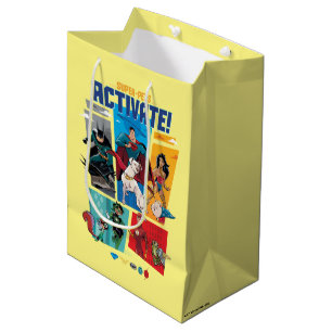 Sac Cadeau Moyen Super-Animaux & Justice League - Activez !
