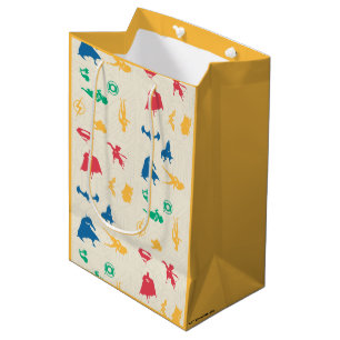 Sac Cadeau Moyen Super Pets & Justice League Motif Silhouette