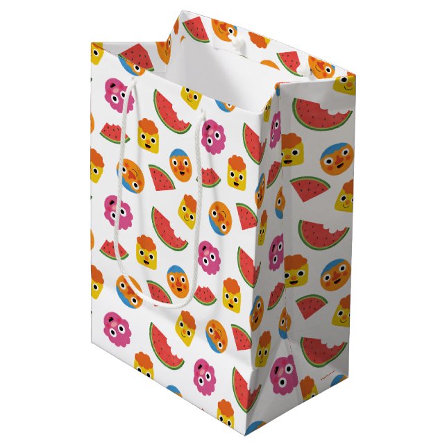 Sac Cadeau Moyen Super simple | Soirée des nouilles et potes (Devant Angle)