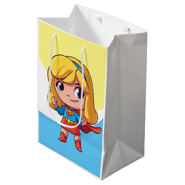 Sac Cadeau Moyen Supergirl "L'avenir est féminin" (Devant Angle)