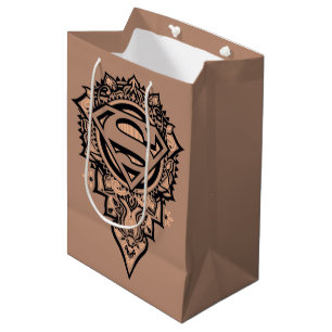 Sac Cadeau Moyen Supergirl Mandala Graphic