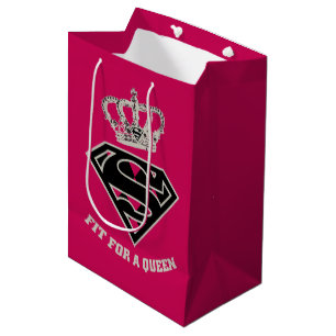 Sac Cadeau Moyen Supergirl S-Shield "Adapté Pour Une Reine"