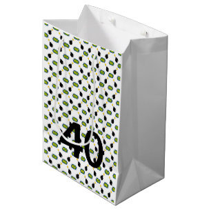 Sac Cadeau Moyen Superhero Comics 40th Birthday Retro Colorful Fun