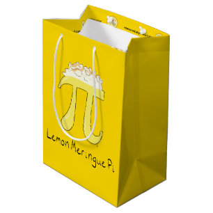 Sac Cadeau Moyen Symbole Fantaisie Humour citron Pi