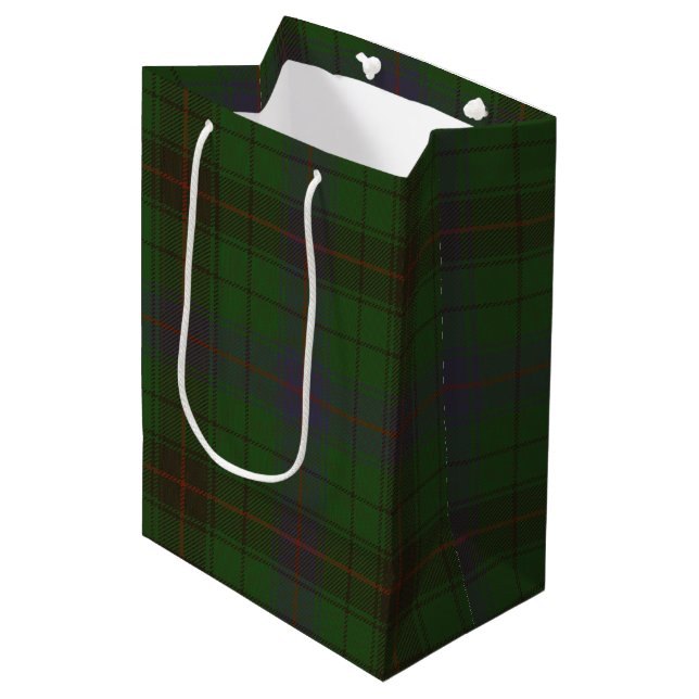 Sac Cadeau Moyen Tartan de Davidson (Devant Angle)