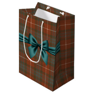 Sac Cadeau Moyen Tartan Patiné écossais