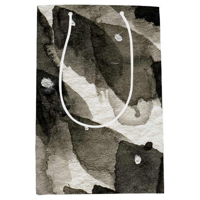 Sac Cadeau Moyen Tempête de poissons (Devant)