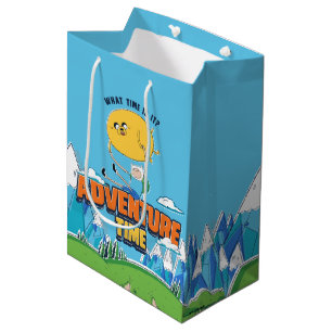 Sac Cadeau Moyen Temps d'aventure   Jake Flottant Avec Finn
