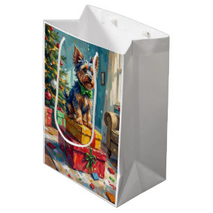 Sac Cadeau Moyen Ténébreux Terrier Australien Roi des Cadeaux de No