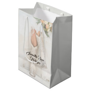 Sac Cadeau Moyen Texas Bride à Rhinestone Boots Bridal Shower