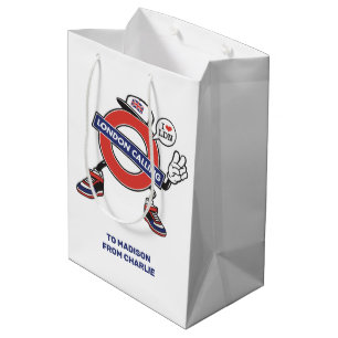 Sac Cadeau Moyen Texte personnalisé London Calling