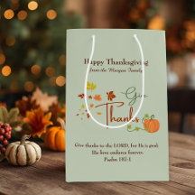 Thanksgiving Christian | Nom personnalisé et coupl