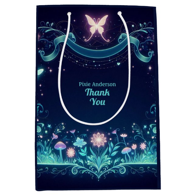 Sac Cadeau Moyen Thème Fairy Fairy Party - Fairytale After Dark (Devant)