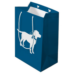 Sac Cadeau Moyen Thème Labrador - Baby shower de chien Blue Lab
