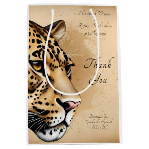 Sac Cadeau Moyen Thème mariage d'inspiration nature