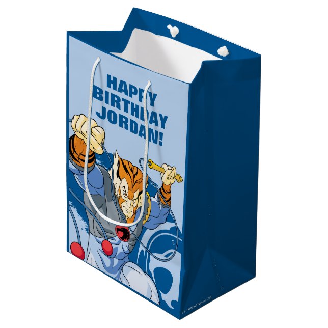 Sac Cadeau Moyen ThunderCats | Tygra Character Graphic (Devant Angle)