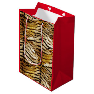 Sac Cadeau Moyen Tigre skin, stylish, tigre, striped, animal print