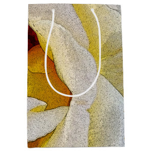 Sac Cadeau Moyen tons blanc à jaune