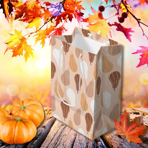 Sac Cadeau Moyen Tons pastel saisonniers Automne