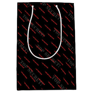 Sac Cadeau Moyen top secret - confidentiel