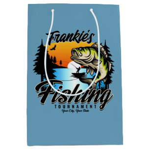 Sac Cadeau Moyen Tournoi de pêche personnalisé Poisson Pêcheur Trui