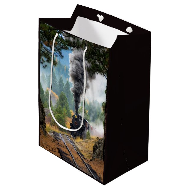 Sac Cadeau Moyen Train 19 (Devant Angle)
