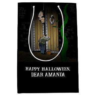 Sac Cadeau Moyen Trick or Treating la nuit d'Halloween