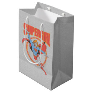 Sac Cadeau Moyen True Vintage Supergirl Flying Graphic