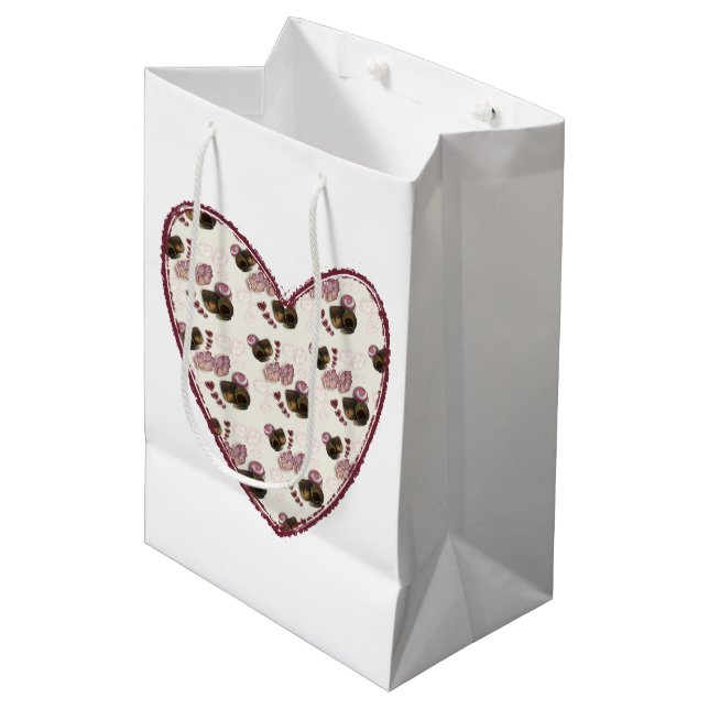Sac Cadeau Moyen Truffle Heart (Devant Angle)