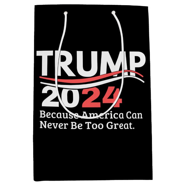 Sac Cadeau Moyen trump 2024 (Devant)