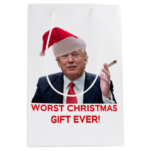Sac Cadeau Moyen Trump, le pire cadeau de Noël jamais fait !
