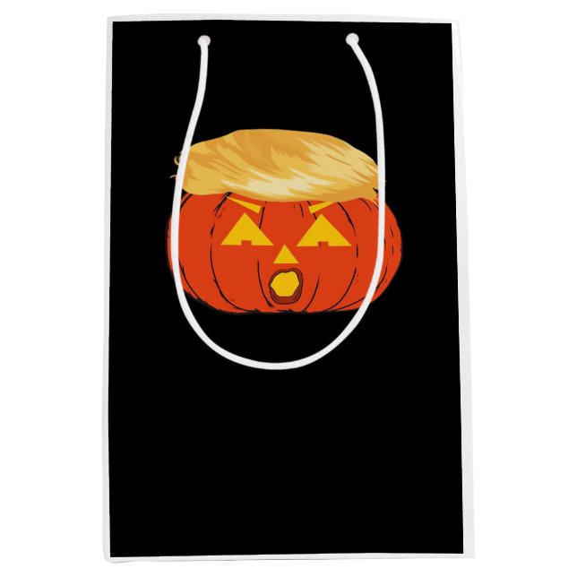 Sac Cadeau Moyen Trumpkin Jack O'Lantern (Devant)