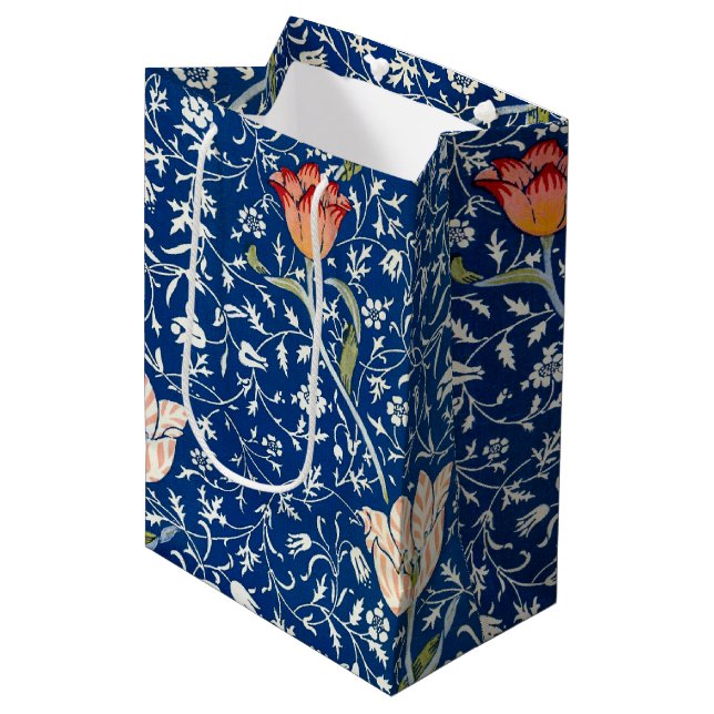 Sac Cadeau Moyen Tulip, William Morris (Devant Angle)