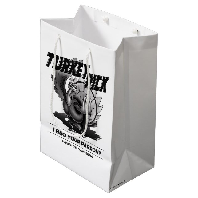 Sac Cadeau Moyen Turquie Rick "Je Vous Demande pardon ?" (Devant Angle)