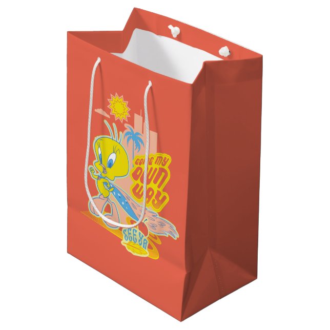 Sac Cadeau Moyen TWEETY™ - Mon propre chemin (Devant Angle)